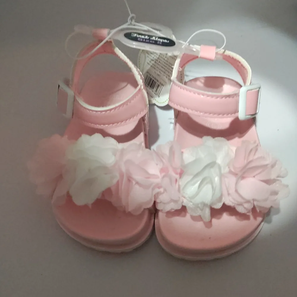 COPY - First Step Toddles Pink Sandals NWTS Size 5